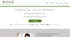 Desktop Screenshot of kranefinancialsolutions.com